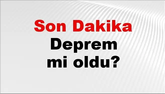 Kütahya'da Deprem Mi Oldu? Son Gelişmeler Burada!