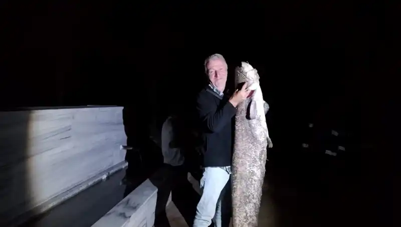 Barajda Avlanan Balık, 40 Kilo Ağırlığıyla Şaşkınlık Yarattı!