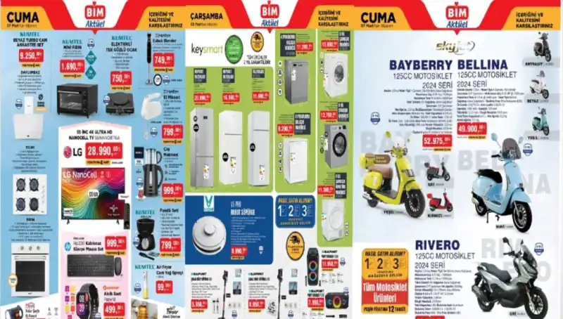 BİM 4-7 Mart Aktüel Ürünler Kataloğu: İndirimlerle Dolu Bir Hafta Başlıyor!