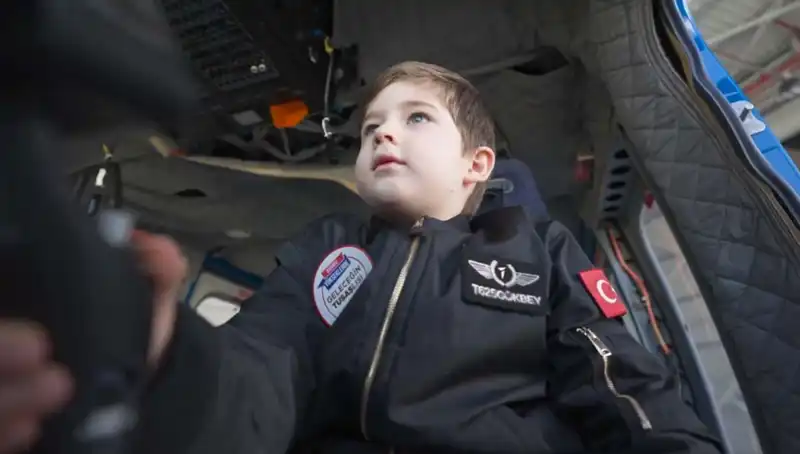 Minik Ziyaretçiler TUSAŞ'ta 23 Nisan Coşkusu Yaşadı