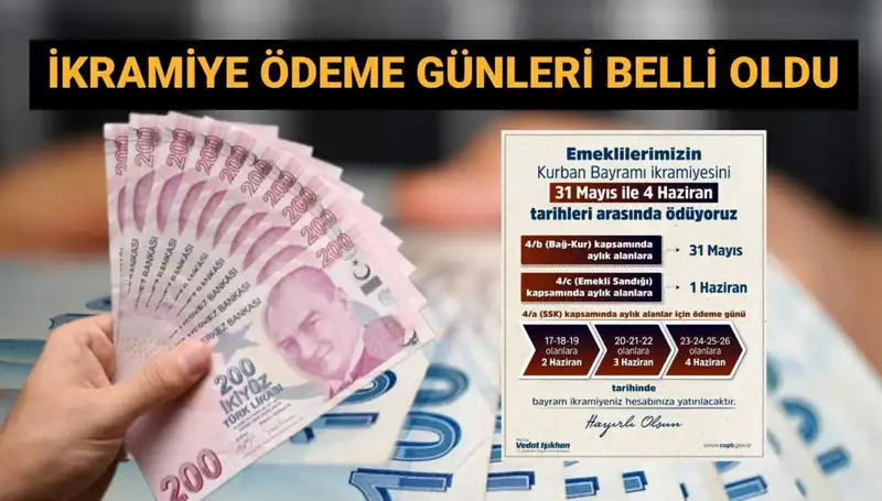 Emekliler İçin Bayram İkramiyeleri Ne Zaman Hesaplarda Olacak?
