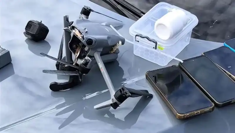 Uyuşturucu Nakliyesi Yapan Drone, Güvenlik Güçleri Tarafından Düşürüldü!