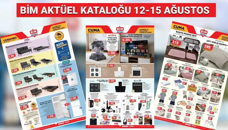 BİM'den Şaşırtan Ürünler: Termos, Drone ve Daha Fazlası 12-15 Ağustos'ta Raflarda
