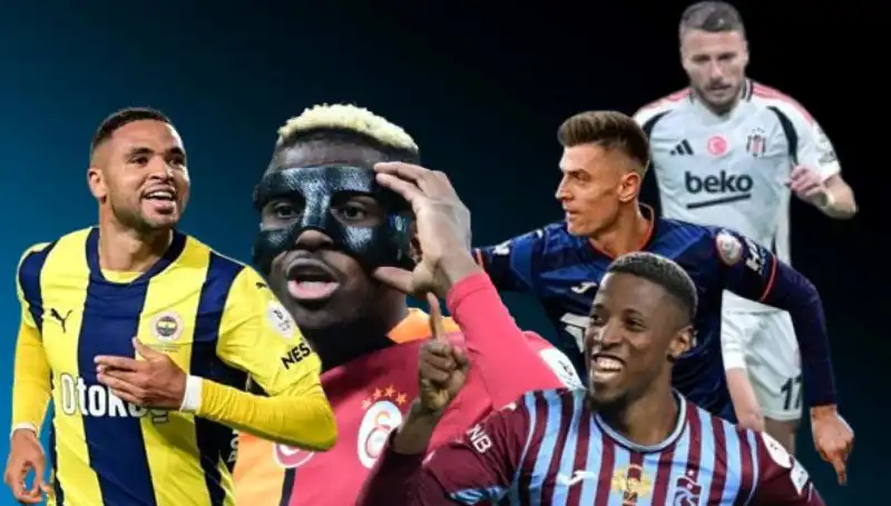 Süper Lig'de Gol Krallığı Mücadelesi: Osimhen, Banza ve En-Nesyri’nin Attığı Goller