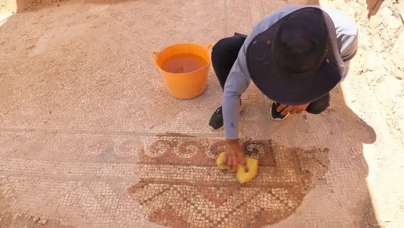 Mardin’deki İnanılmaz Keşif: 1500 Yıllık Mozaik Bulundu!