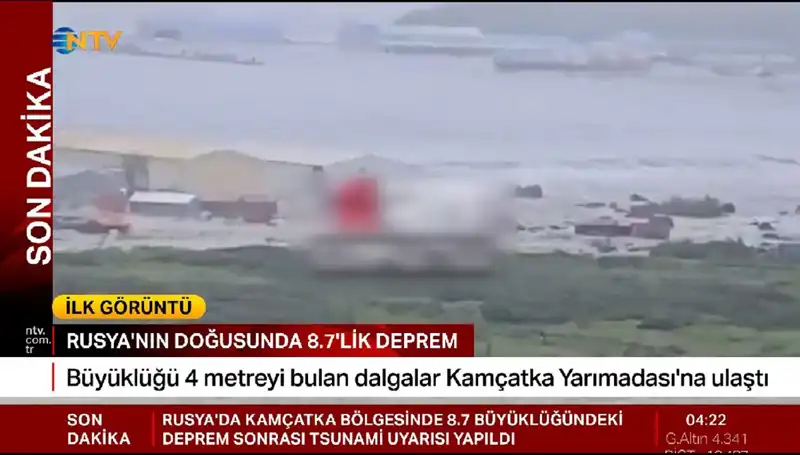 Kamçatka’da Tsunami: İlk Dalga Geliyor, Neler Oluyor?