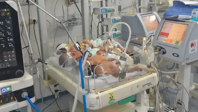 Gazze'de Büyüyen Kriz: Doktorlar Birden Fazla Bebekle Mücadele Ediyor