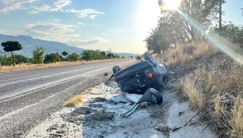 Adıyaman’da Görülen Şaşırtıcı Kaza: Otomobil Takla Attı!