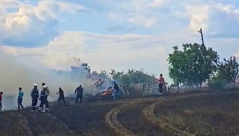 Tarlayı Kundaklayan Şahıs, 96 Saate Çekilen Takiple Yakalandı