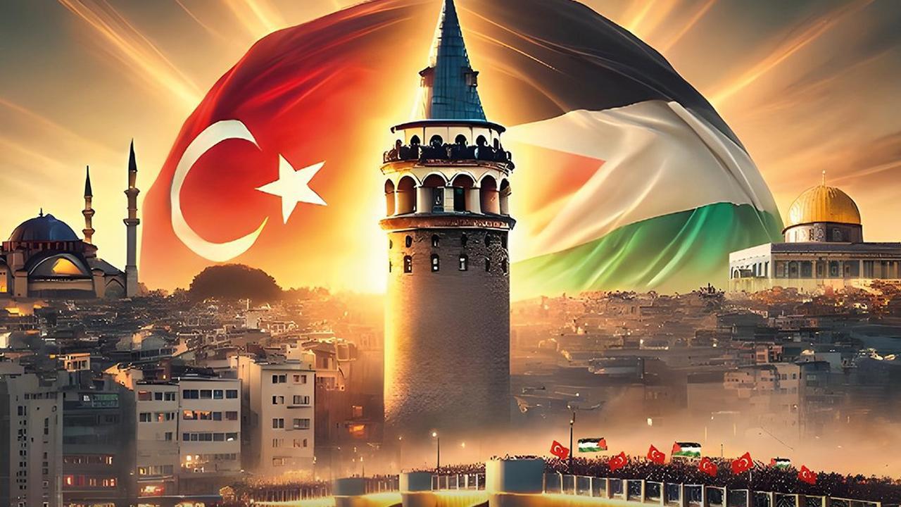 İstanbul'da Filistin Dayanışması Devam Ediyor