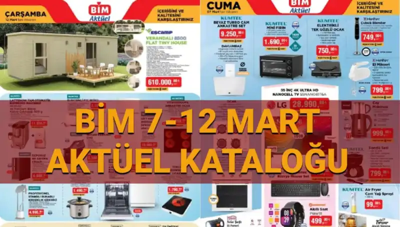 BİM Aktüel Kataloğu 11-12 Mart'a Özel İndirimlerle Dolu!