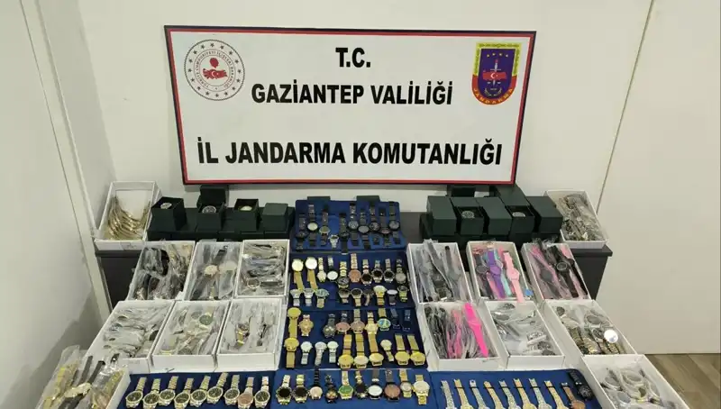Gaziantep’te 3 Milyon Lira Değerinde Kaçak Saat Operasyonu Gerçekleşti!