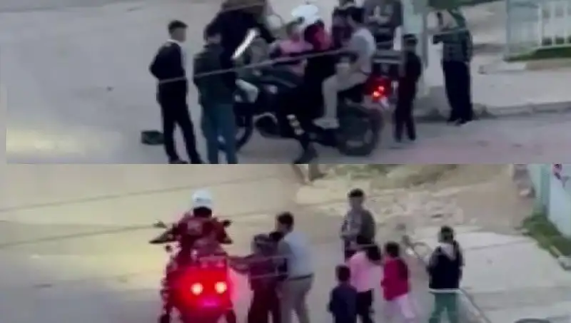 Polis Memuru, Çocukların Motora Bindiği O Anları Paylaştı