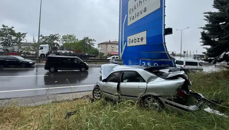 Trafik Levzasına Çarpan Araçta Sadece Bir Yaralı: Olayın Detayları